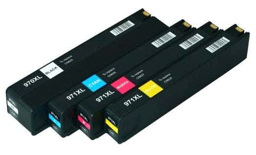 HP 970XL & 971XL High-Yield Remanufactured Ink Cartridges 4-Pack